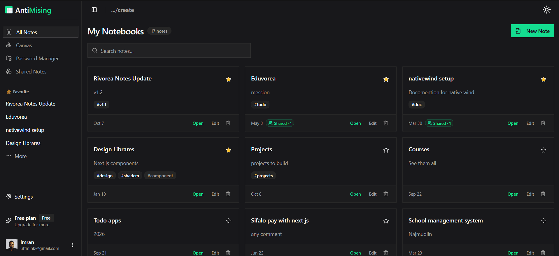 app screen